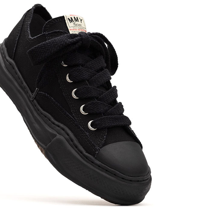 Maison MIHARA YASUHIRO PETERSON Original Sole Canvas Lowcut Sneaker Black x Black