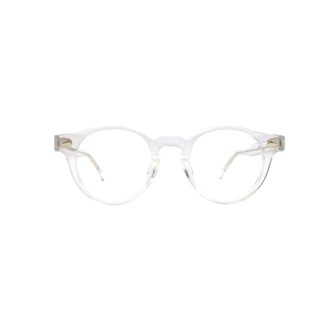 JULIUS TART OPTICAL HAROLD Eyeglass Frame Clear Crystal