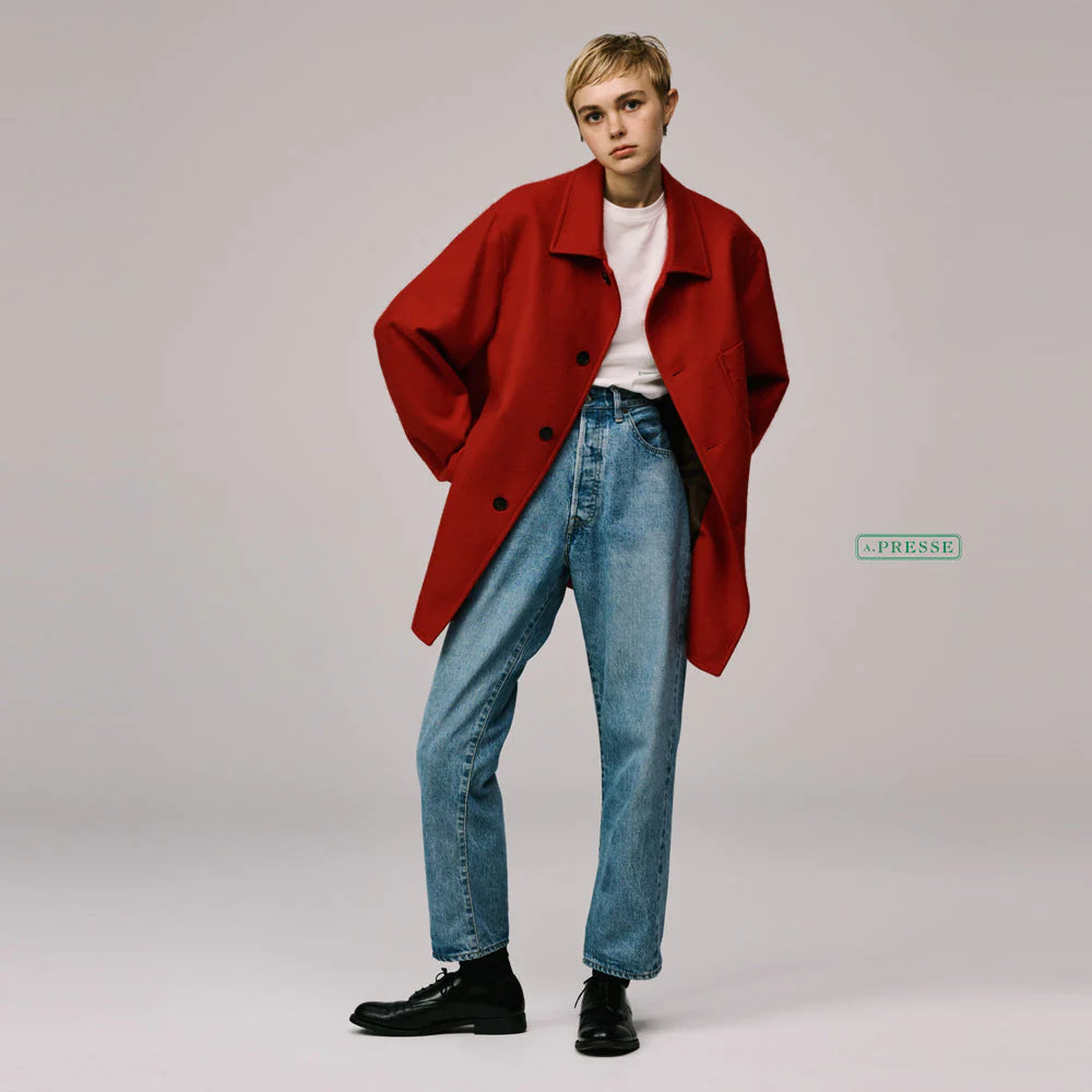 A.PRESSE Cashmere Light Flannel Jacket