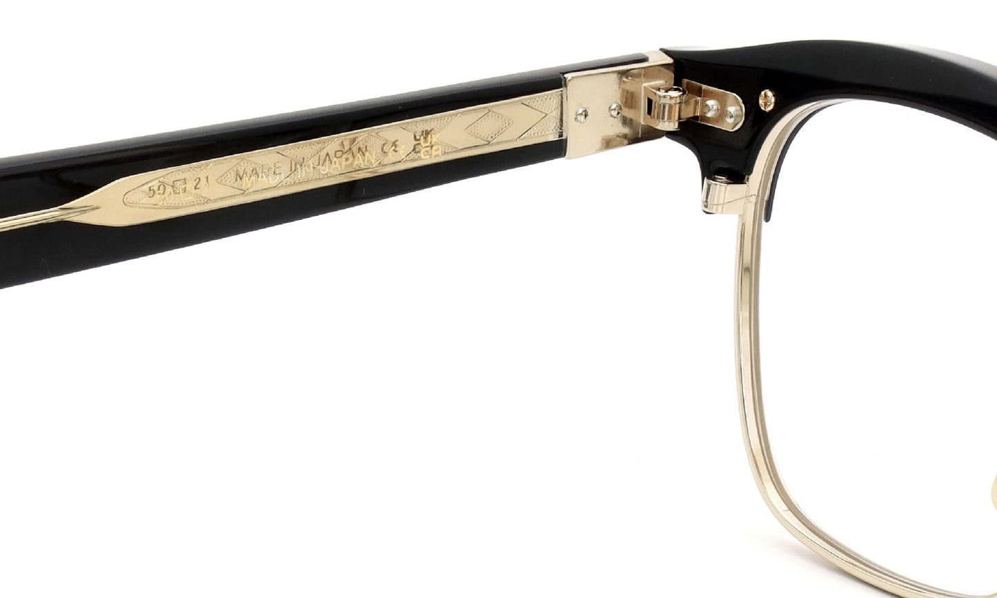 YELLOWS PLUS ROGER EYEGLASS FRAME Black Gold