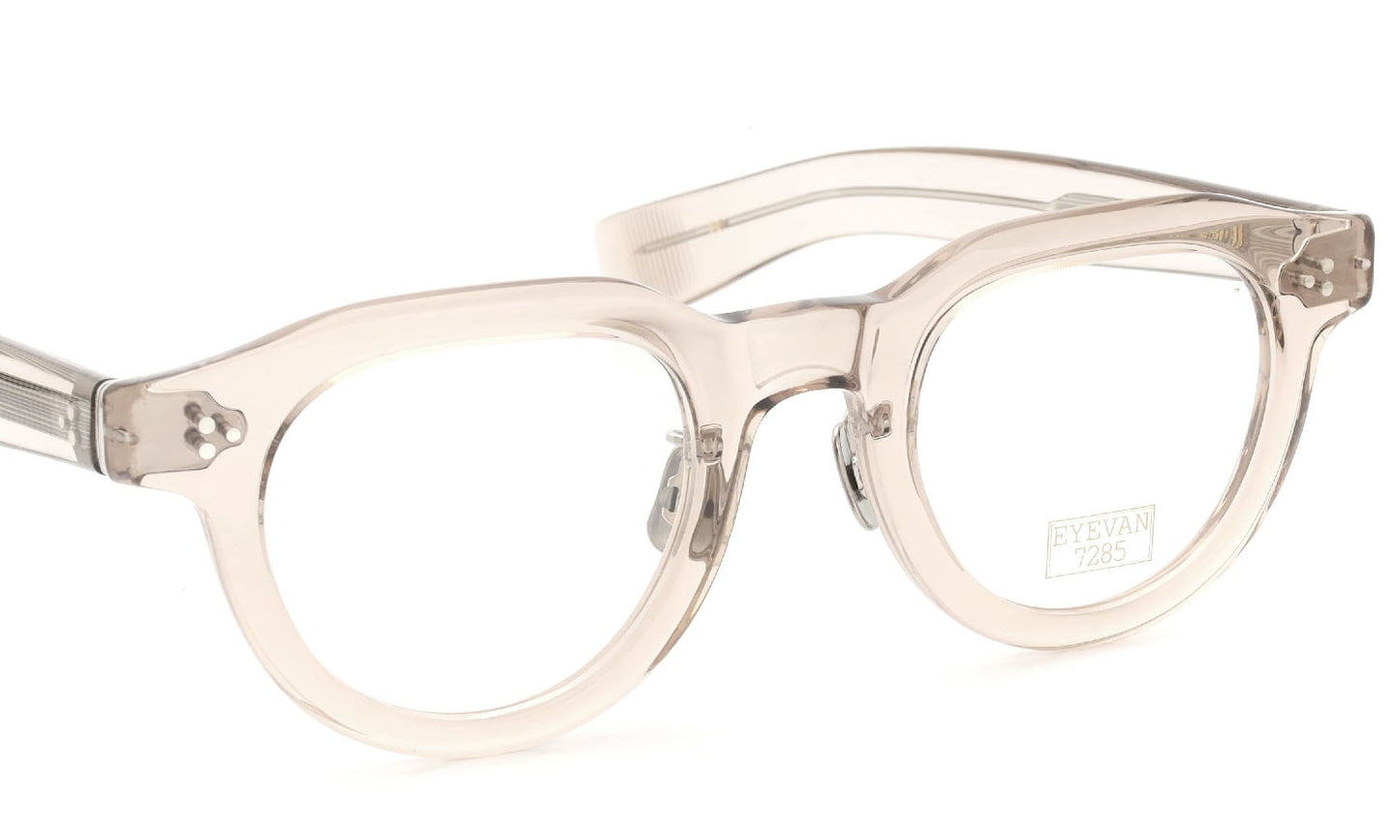 EYEVAN7285 EYEGLASS FRAME 340 C.340 CLEAR LIGHT BROWN