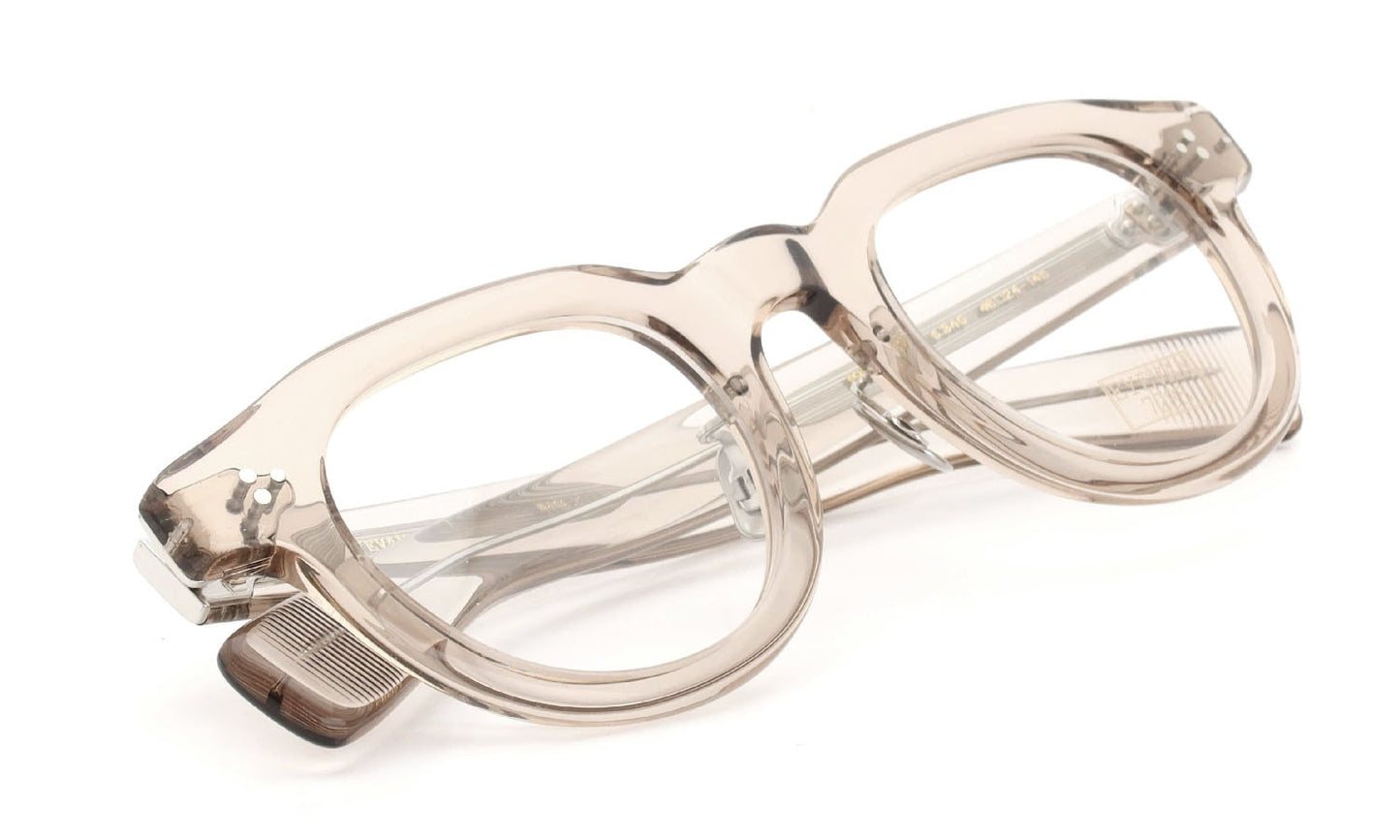 EYEVAN7285 EYEGLASS FRAME 340 C.340 CLEAR LIGHT BROWN