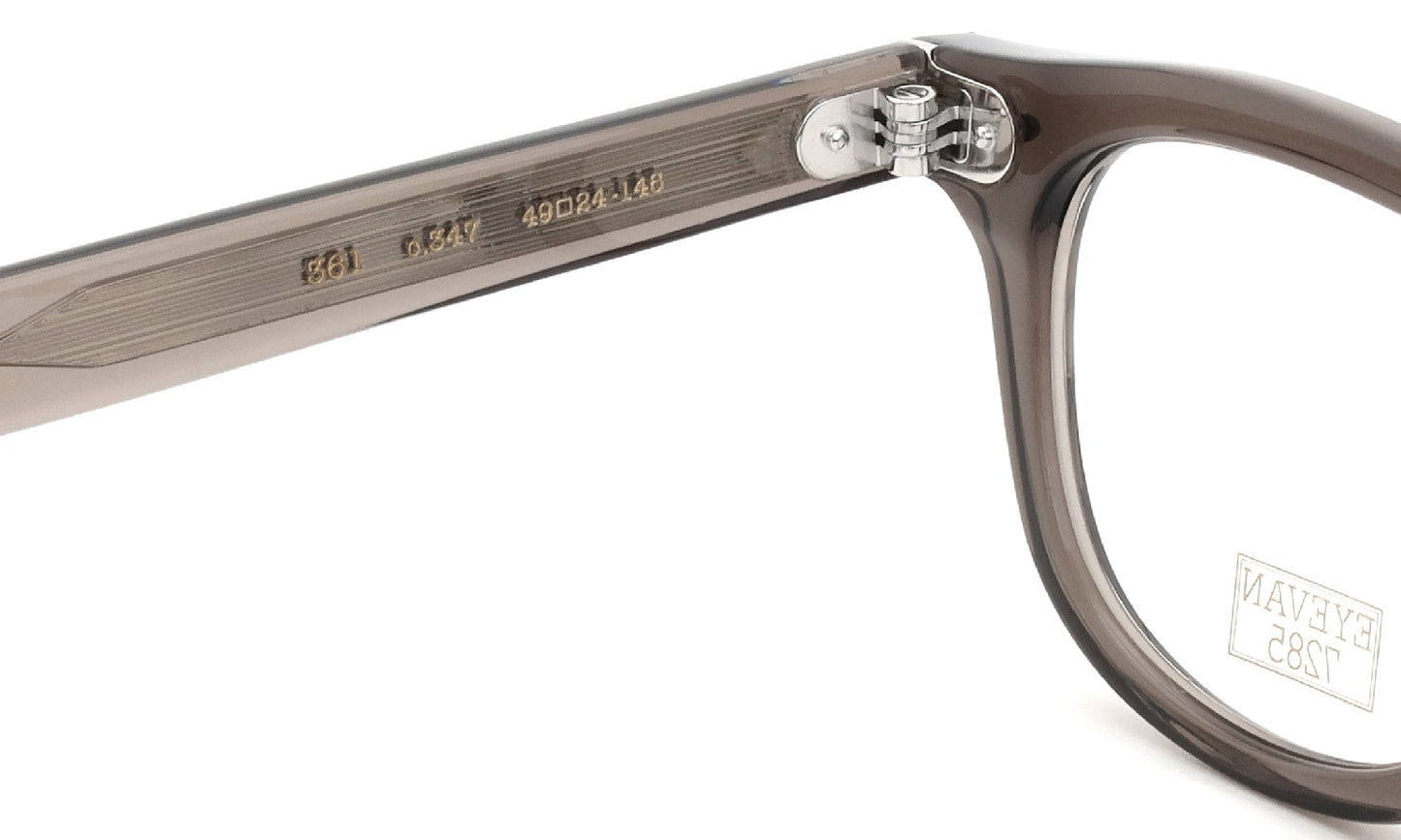 EYEVAN7285 EYEGLASS FRAME 361 C.347 MOSS GREY