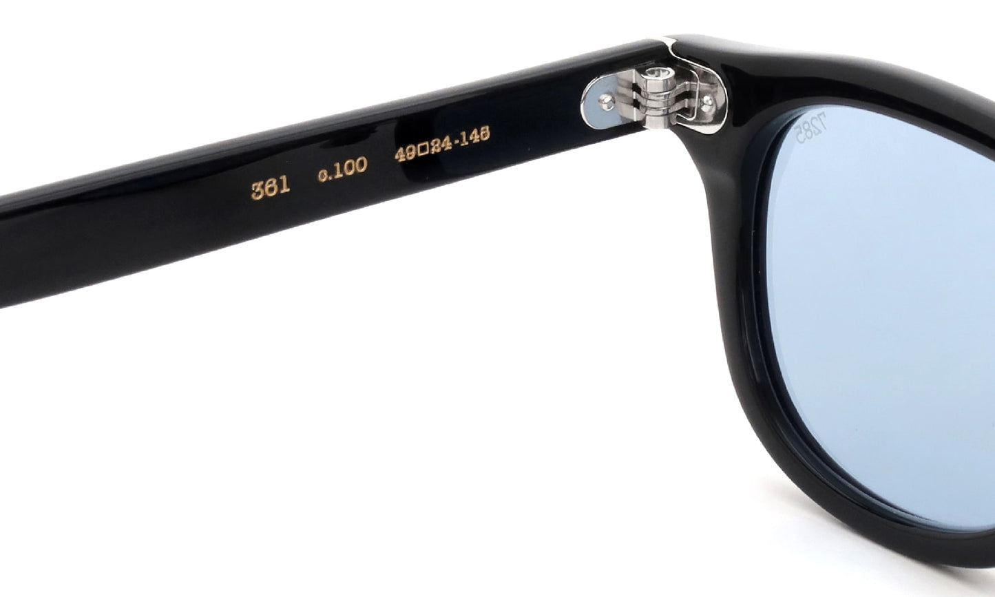 EYEVAN7285 SUNGLASSES 361 C.100 BLACK GM LT.BLU50