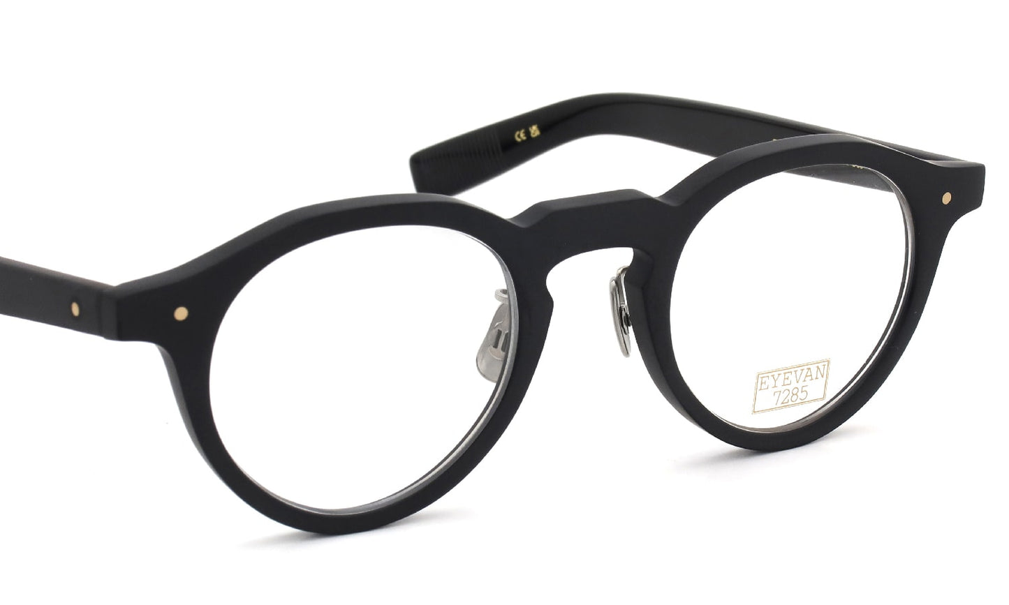 EYEVAN7285 EYEGLASS FRAME 358 C.112 MAT BLACK