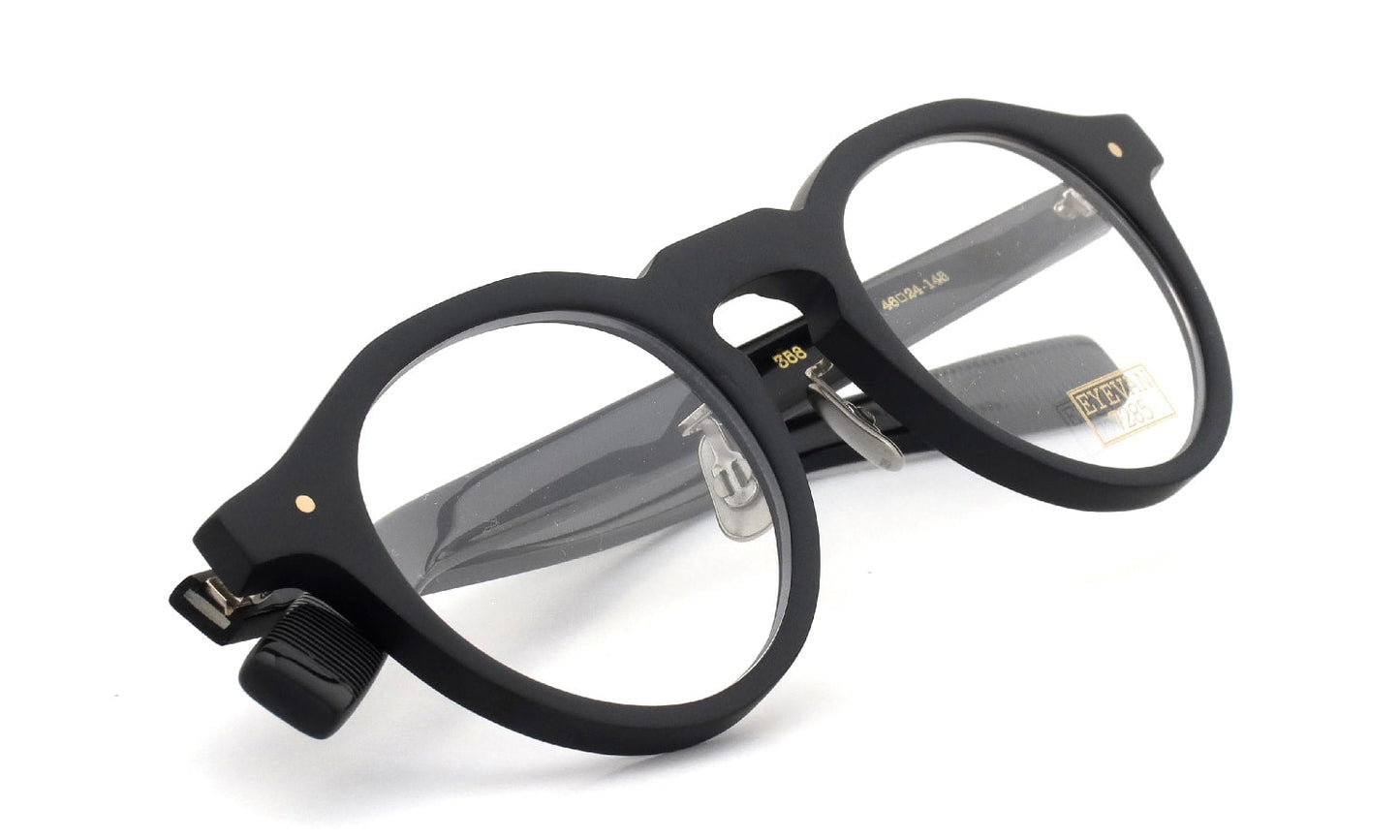 EYEVAN7285 EYEGLASS FRAME 358 C.112 MAT BLACK