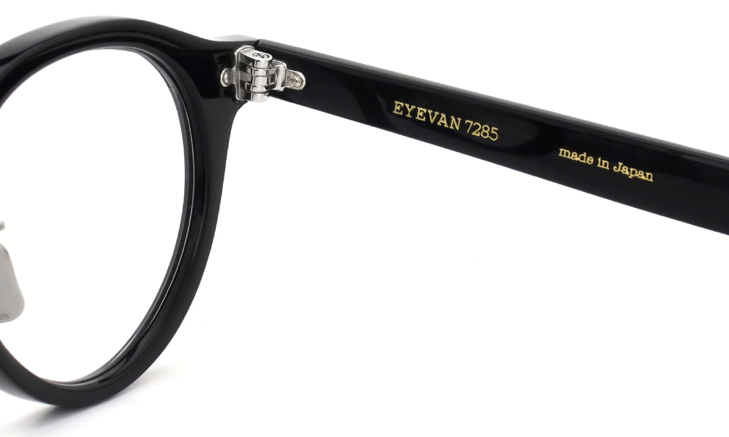 EYEVAN7285 EYEGLASS FRAME 358 C.100 BLACK