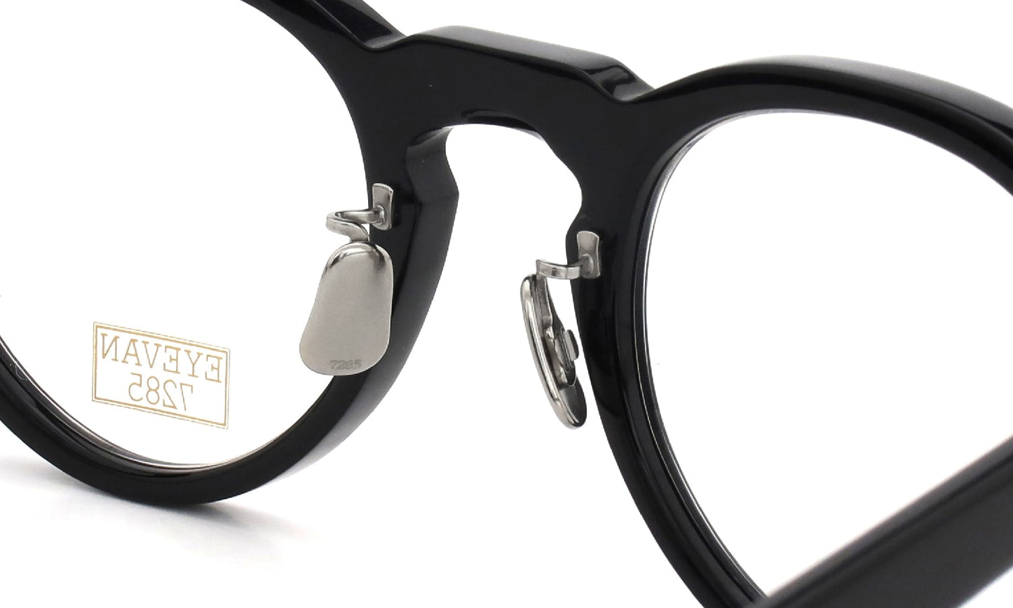 EYEVAN7285 EYEGLASS FRAME 358 C.100 BLACK