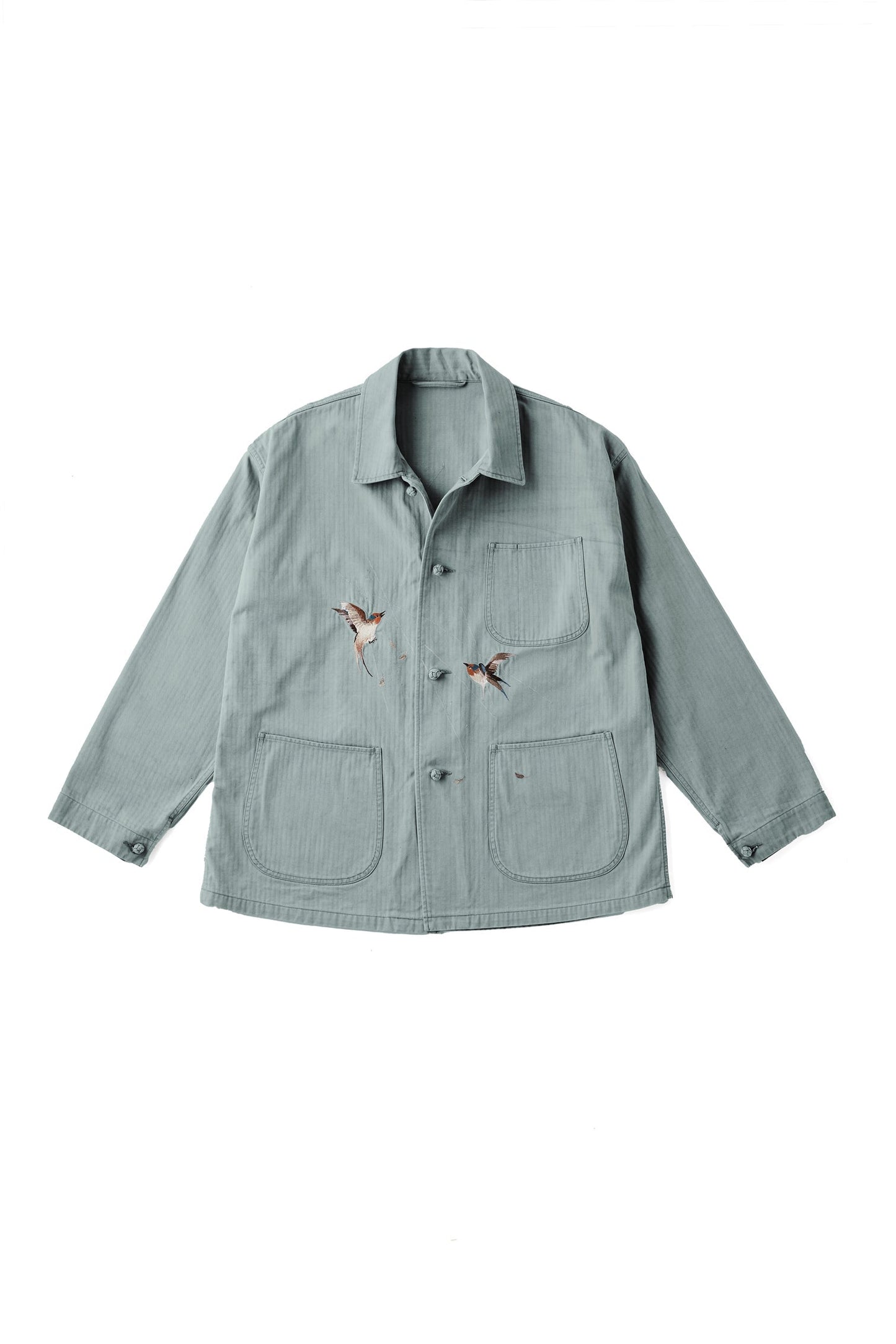 OLD JOE & CO. PATINA HERRINGBONE SOUVENIR JACKET