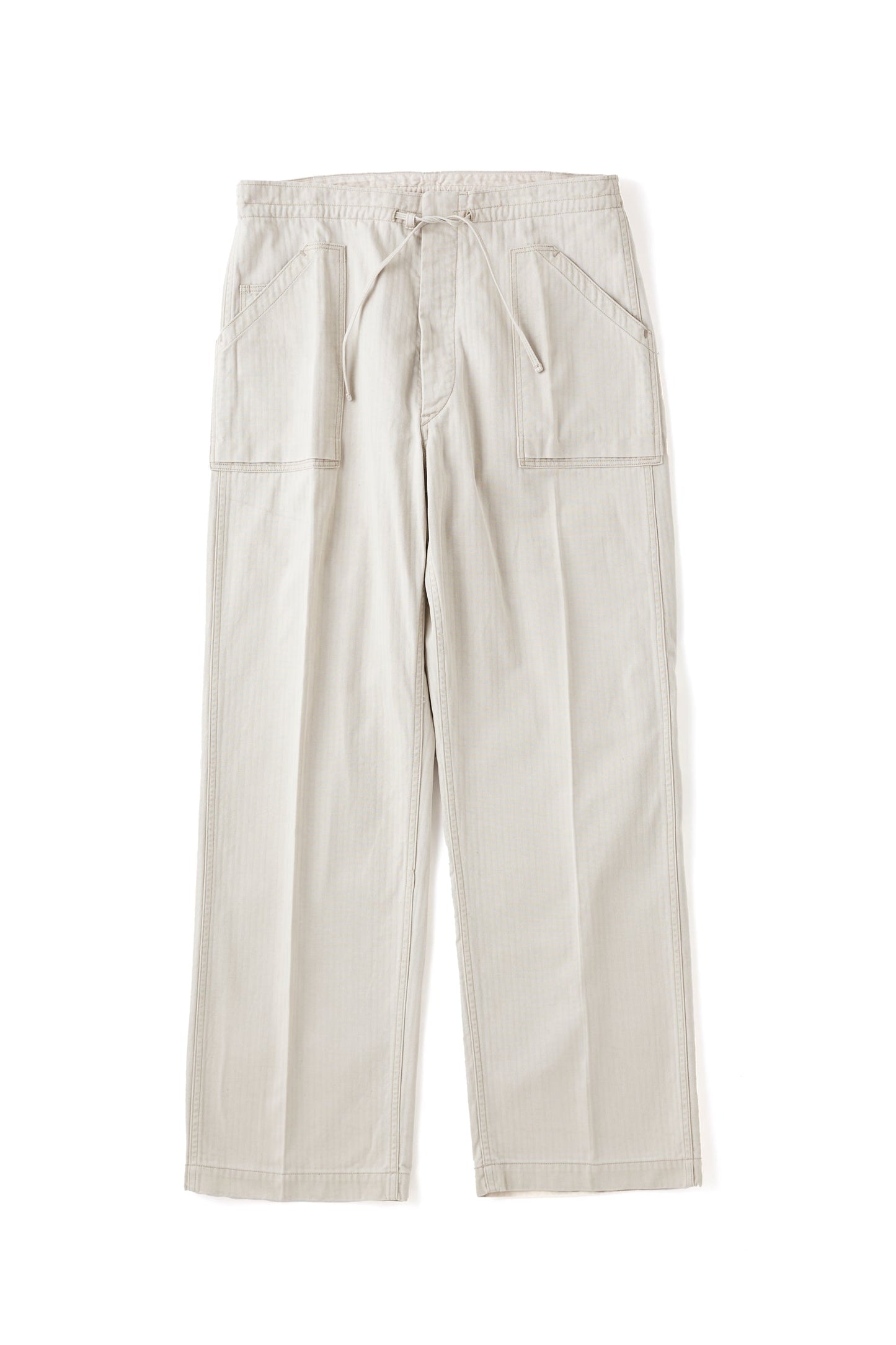 OLD JOE & CO. PATINA HERRINGBONE GATHERING TROUSER