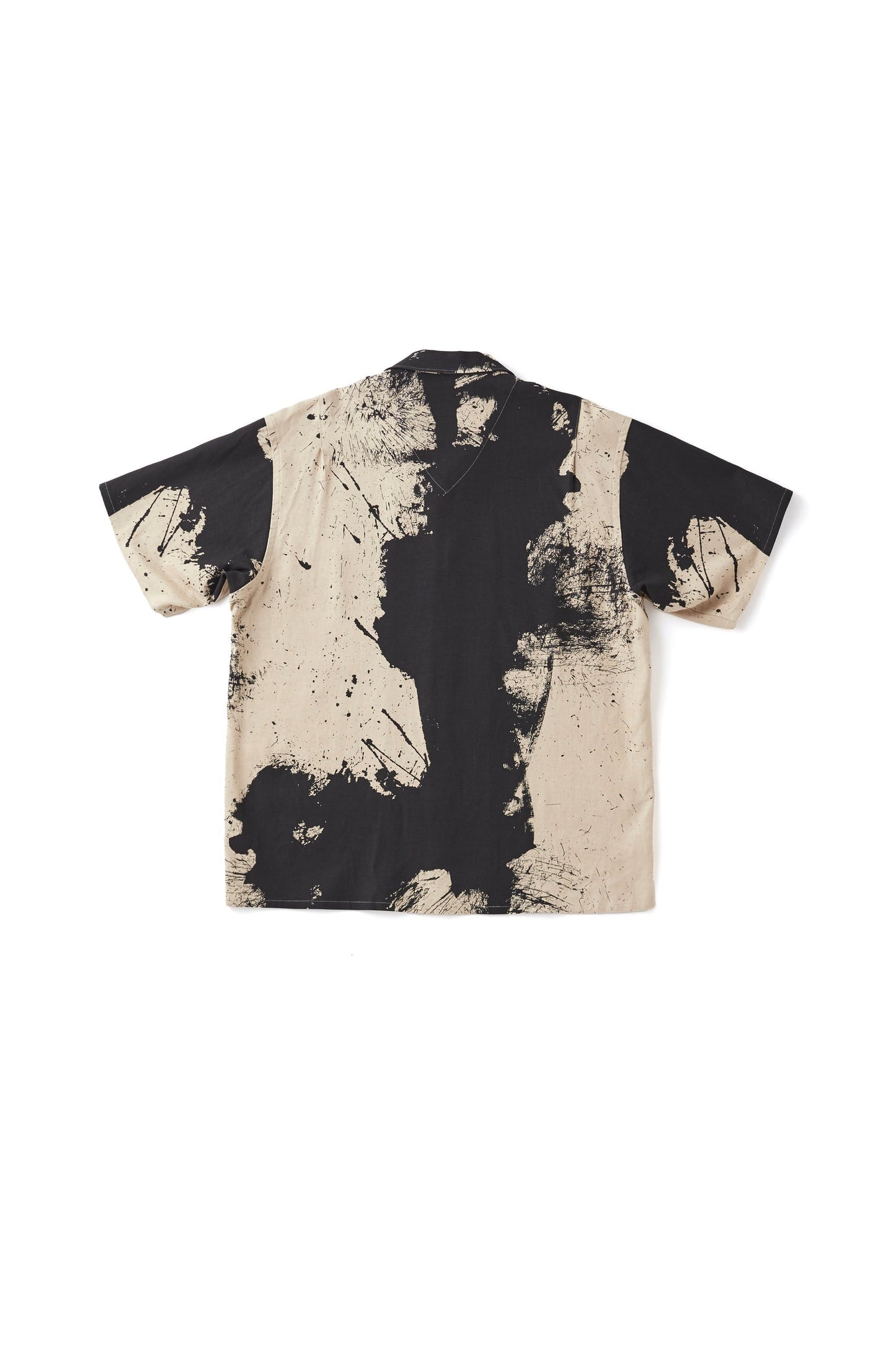 OLD JOE & CO. TSUJIMURA SHIRO ABSTRACT PAINT SHIRTS Short-sleeve