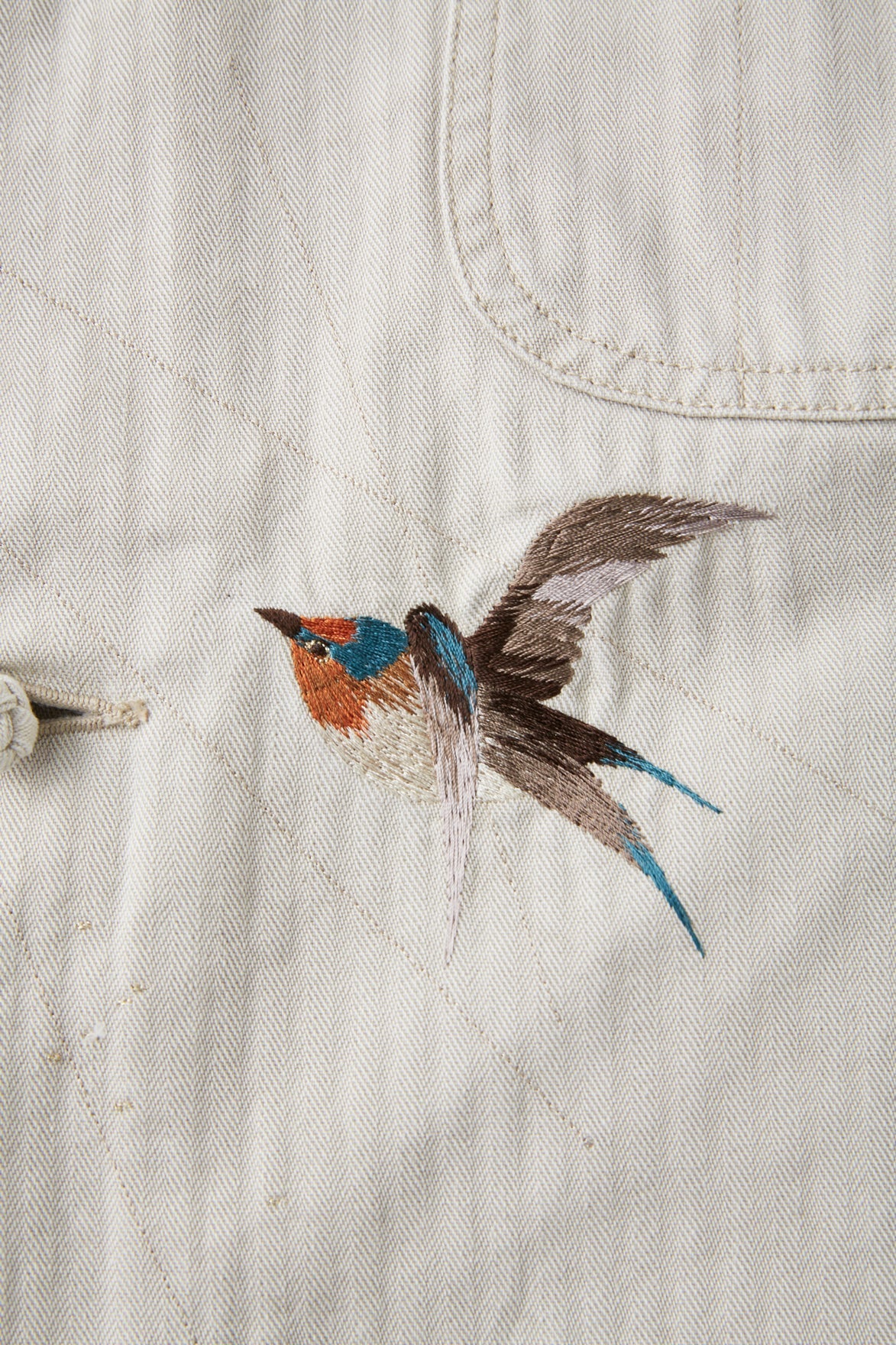 OLD JOE & CO. PATINA HERRINGBONE SOUVENIR JACKET