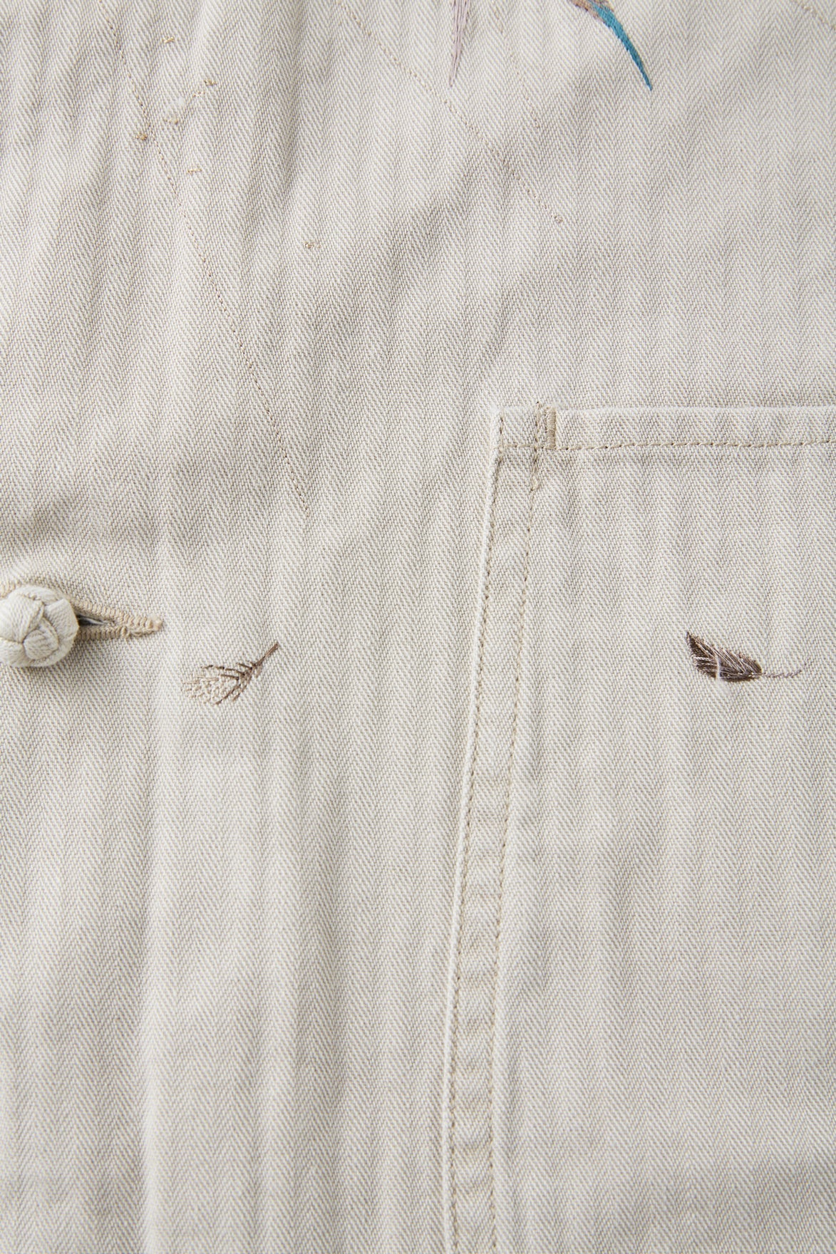 OLD JOE & CO. PATINA HERRINGBONE SOUVENIR JACKET