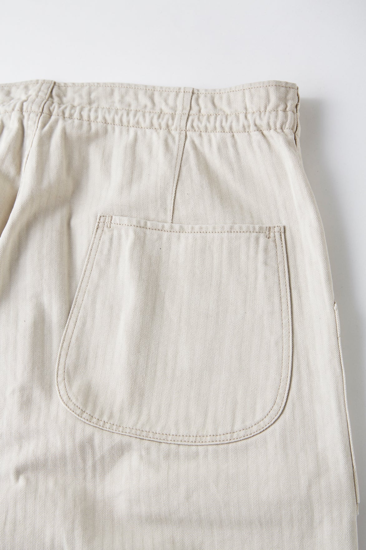 OLD JOE & CO. PATINA HERRINGBONE GATHERING TROUSER