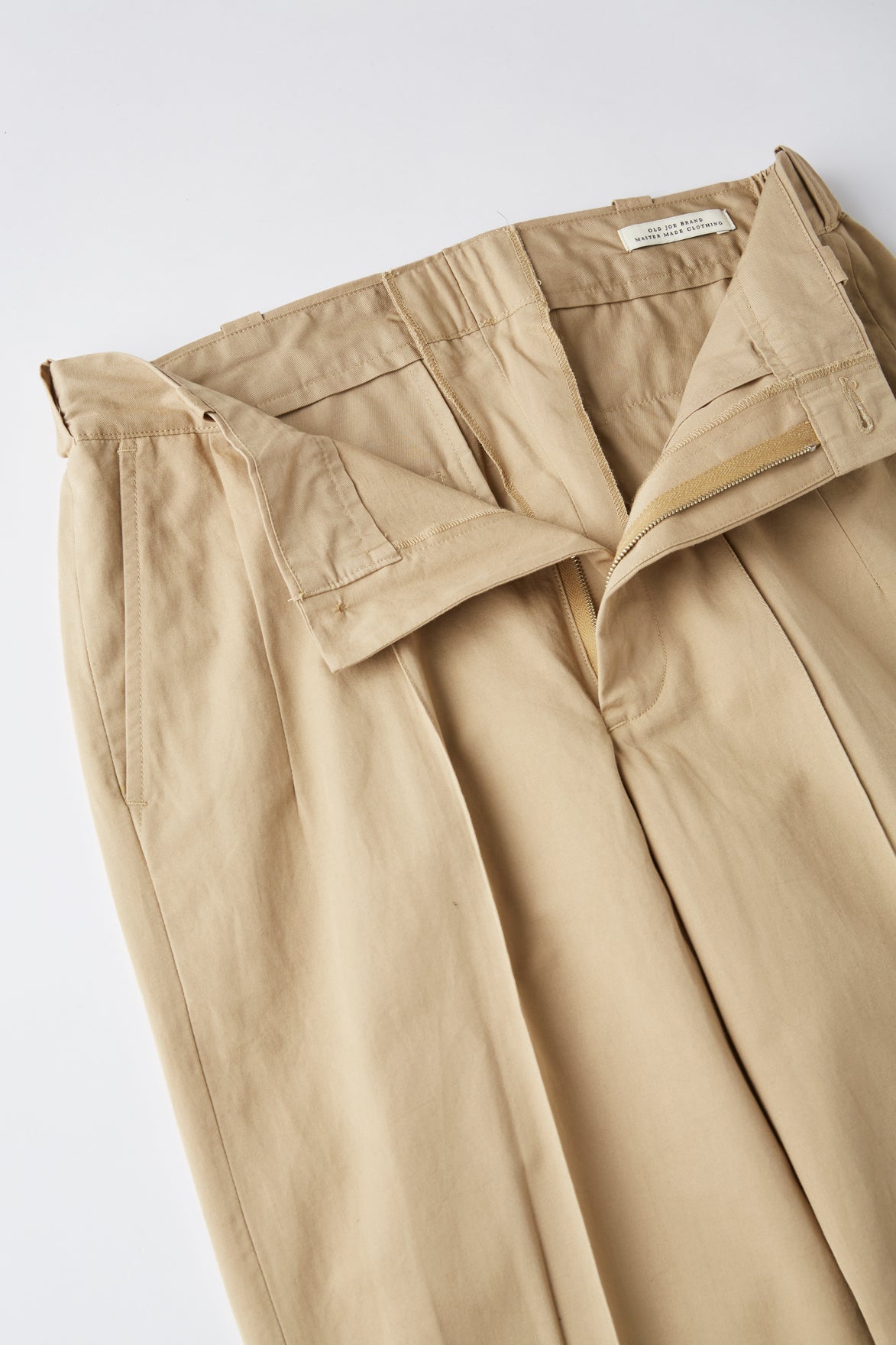 OLD JOE & CO. FRONT TUCK ARMY TROUSER