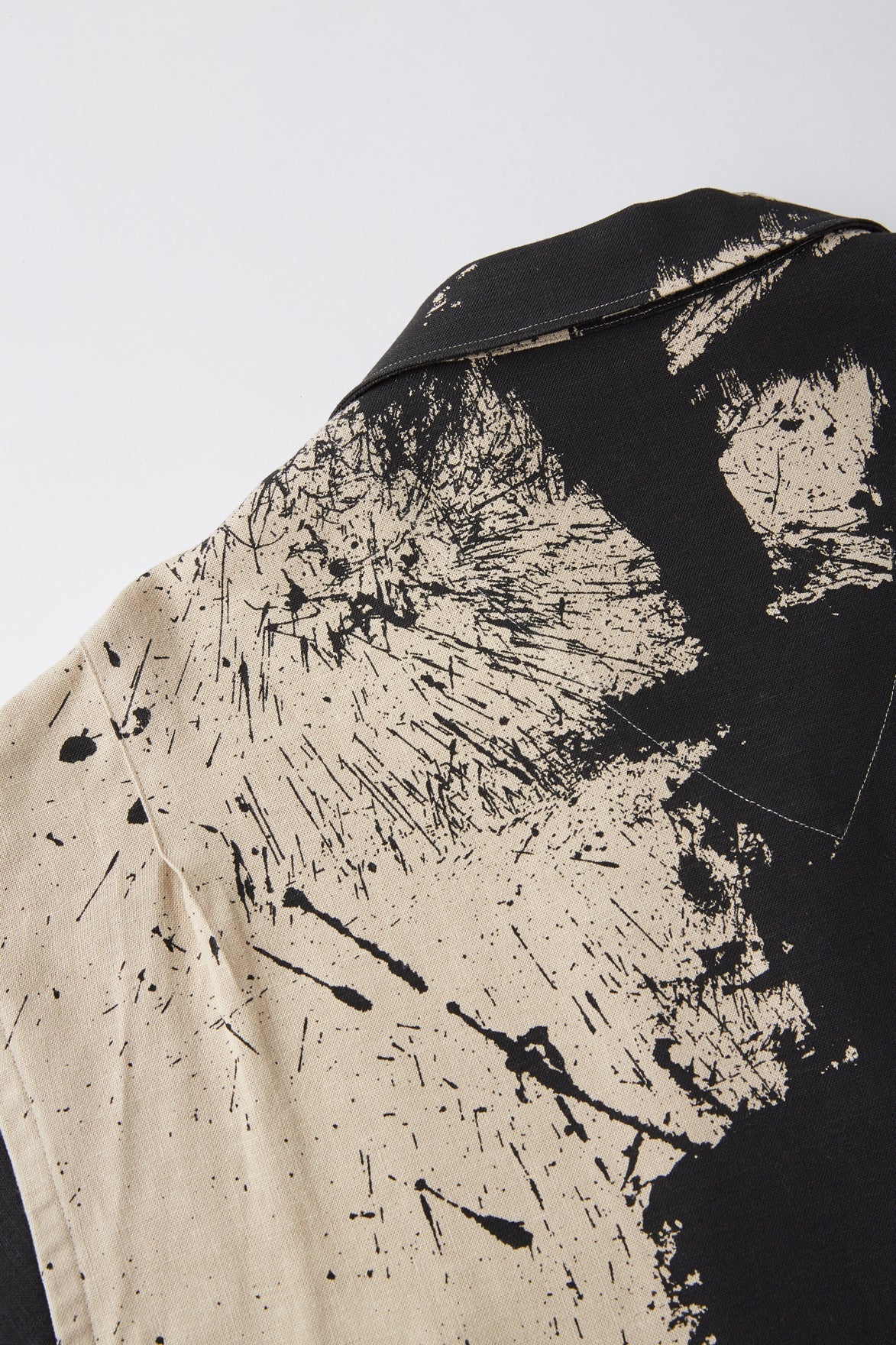 OLD JOE & CO. TSUJIMURA SHIRO ABSTRACT PAINT SHIRTS Short-sleeve