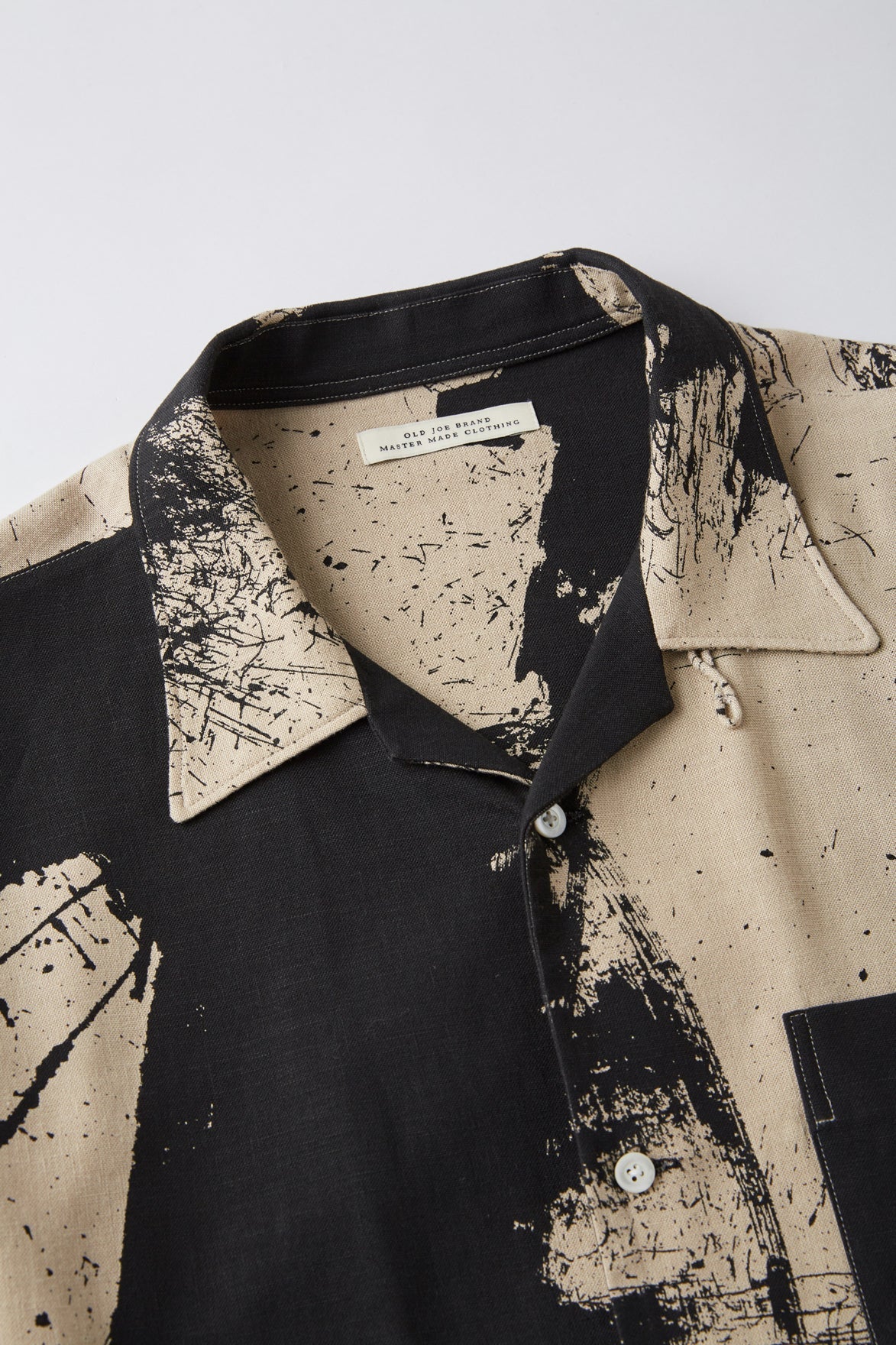 OLD JOE & CO. TSUJIMURA SHIRO ABSTRACT PAINT SHIRTS Long-sleeve