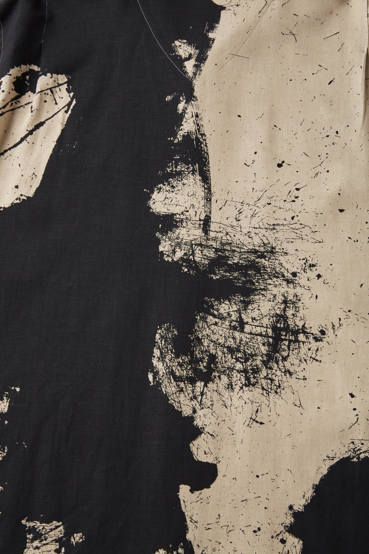 OLD JOE & CO. TSUJIMURA SHIRO ABSTRACT PAINT SHIRTS Long-sleeve