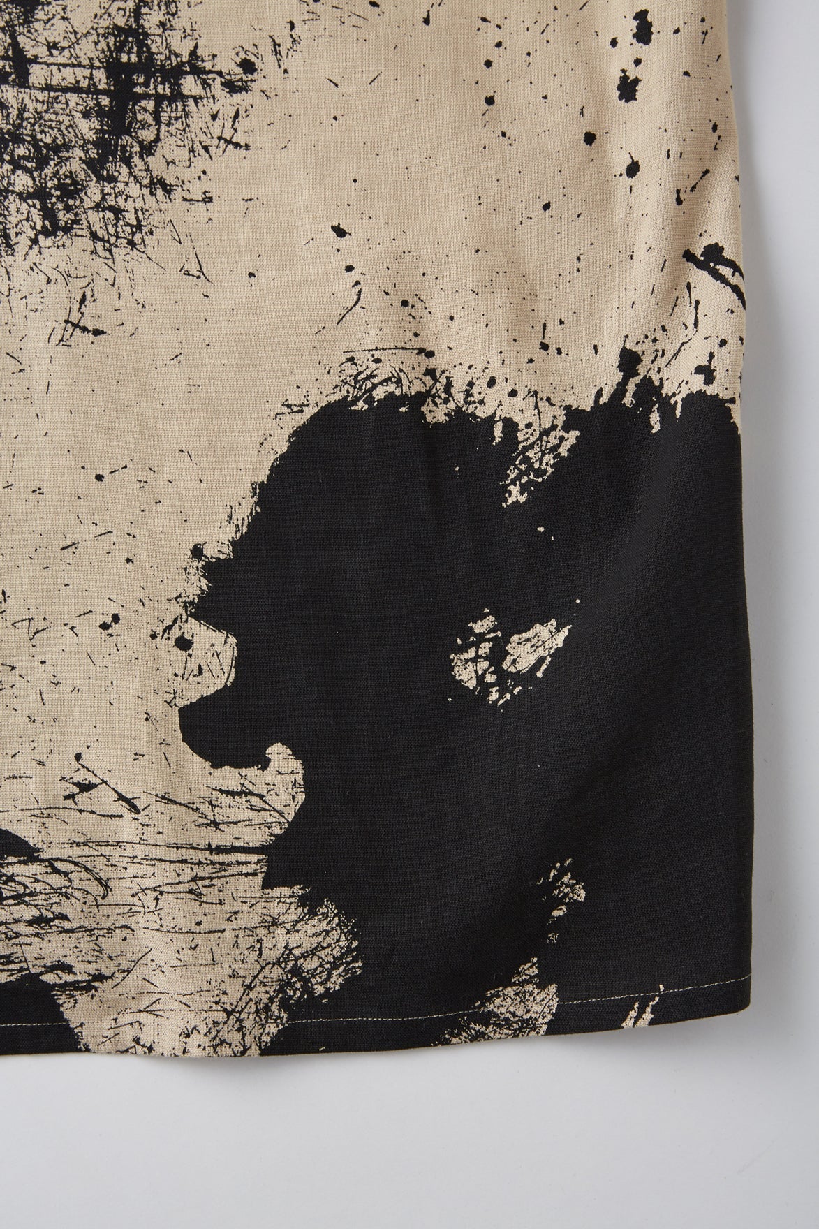 OLD JOE & CO. TSUJIMURA SHIRO ABSTRACT PAINT SHIRTS Long-sleeve