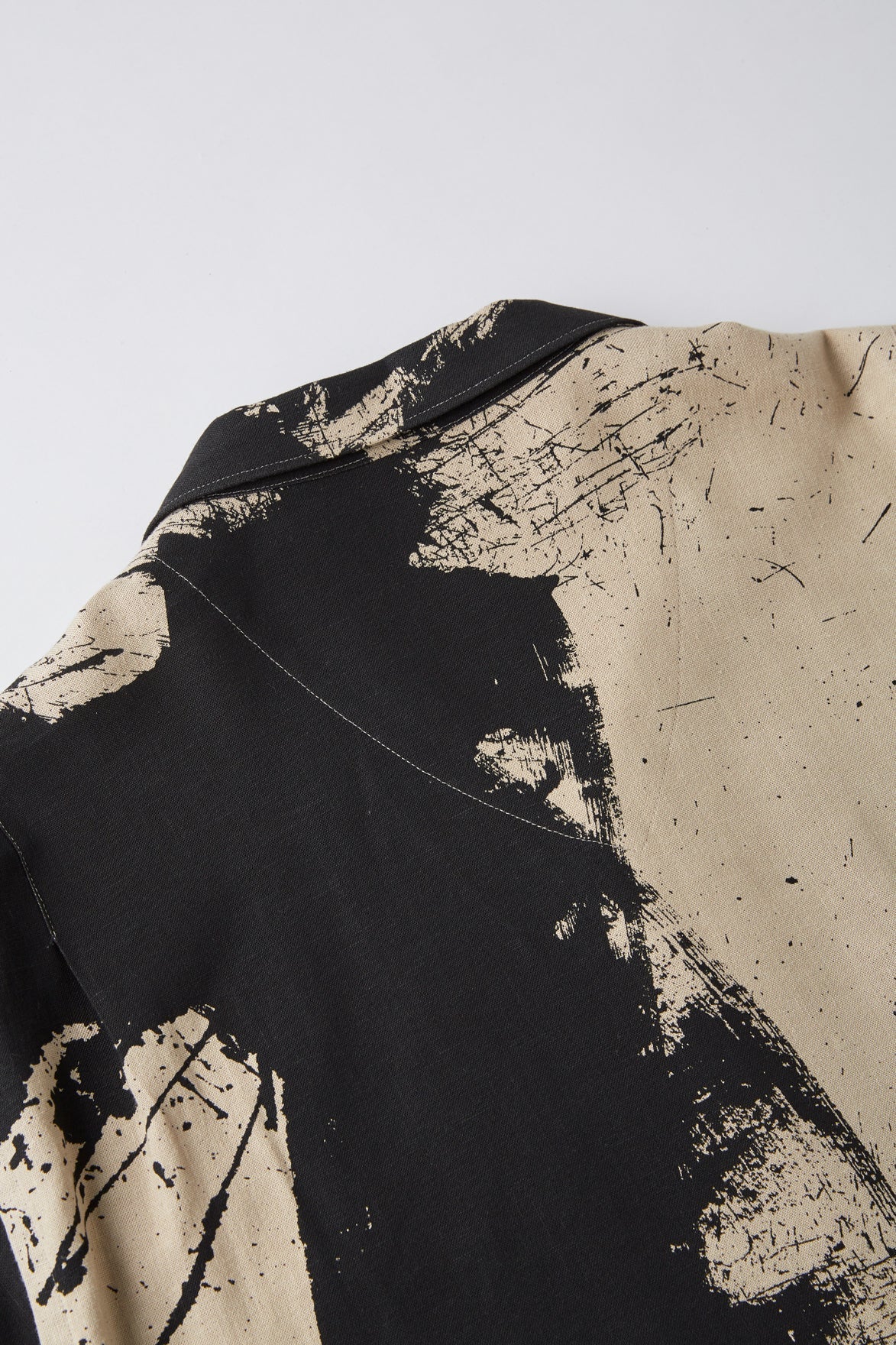 OLD JOE & CO. TSUJIMURA SHIRO ABSTRACT PAINT SHIRTS Long-sleeve