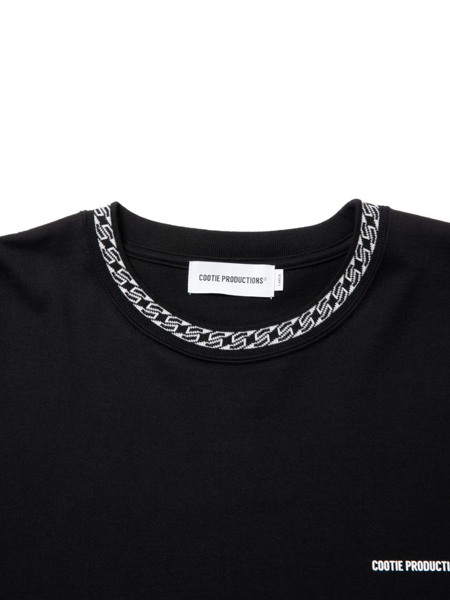 COOTIE PRODUCTIONS Jacquard Neck S/S Tee