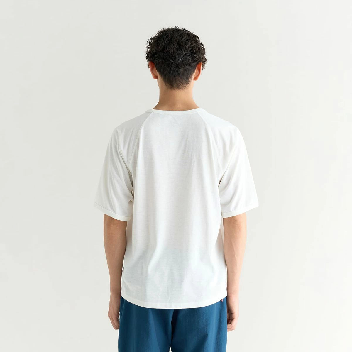 NANGA DRY MIX RAGRAN SLEEVE TEE