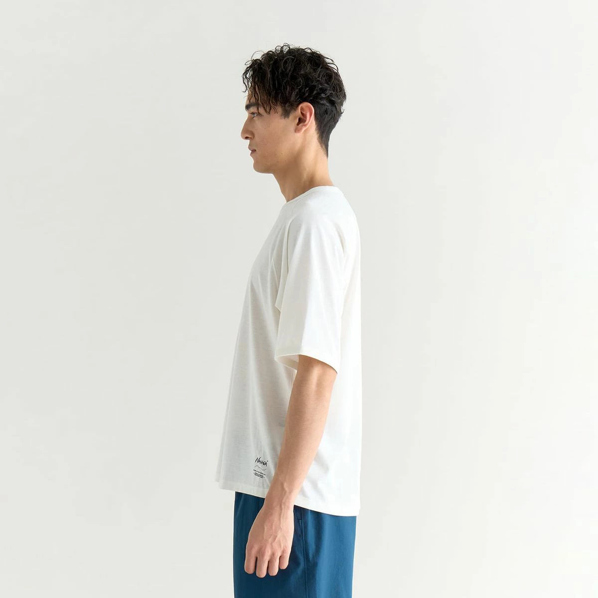 NANGA DRY MIX RAGRAN SLEEVE TEE