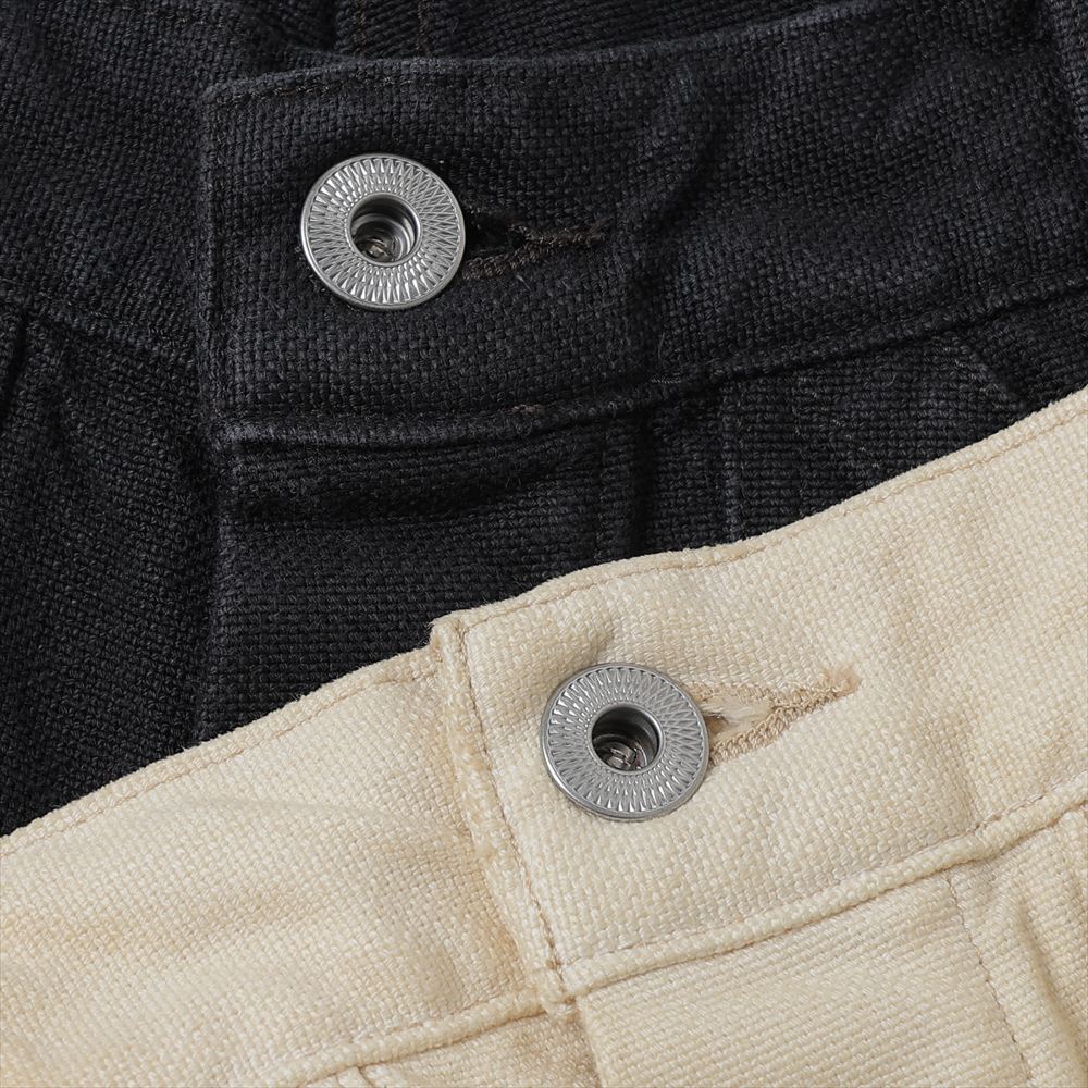 A.PRESSE Vintage Silk Hemp Double Knee Pants