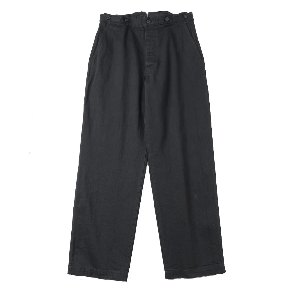 COMOLI Black Denim Overpants