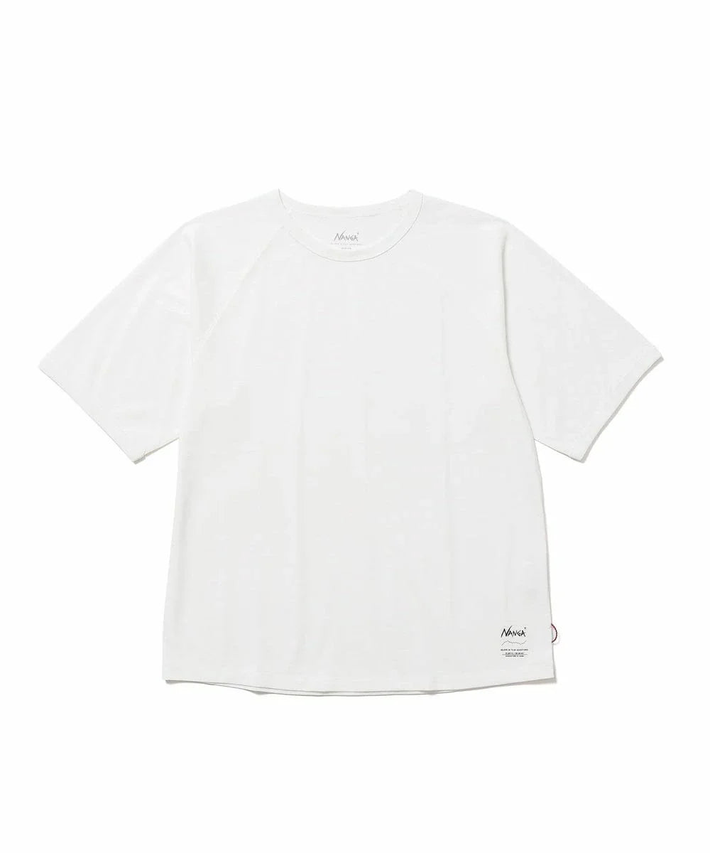 NANGA DRY MIX RAGRAN SLEEVE TEE