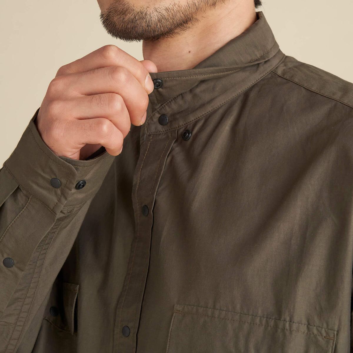 NANGA C/N RIPSTOP CAMP SHIRT