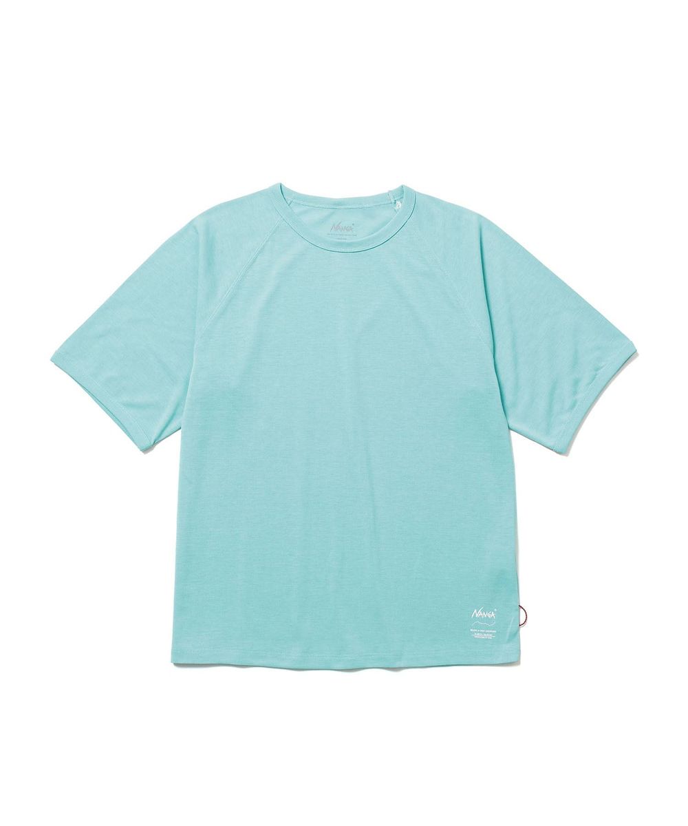 NANGA DRY MIX RAGRAN SLEEVE TEE