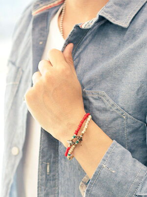 SunKu 39 White Heart Beads Bracelet SK-066