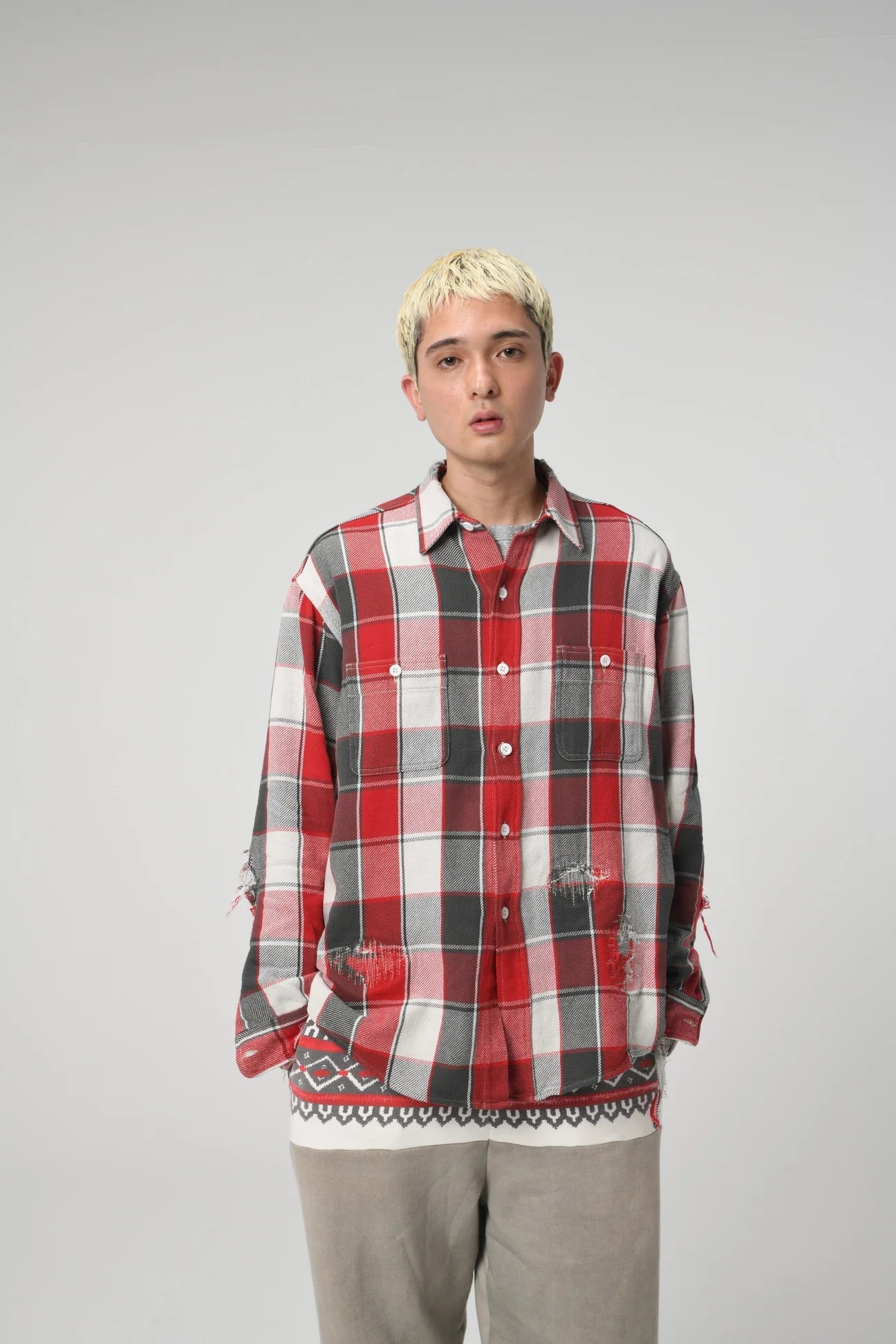 BOW WOW REPAIR AGEING FLANNEL SHIRTS
