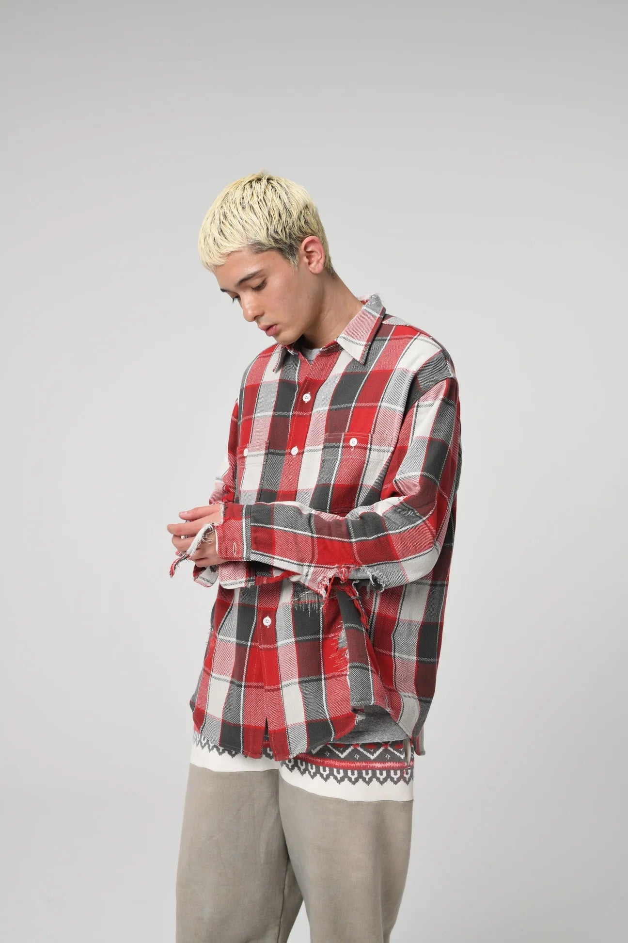 BOW WOW REPAIR AGEING FLANNEL SHIRTS