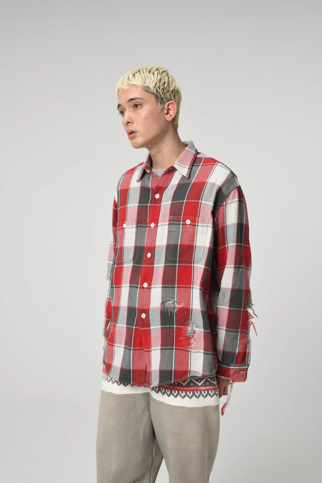 BOW WOW REPAIR AGEING FLANNEL SHIRTS