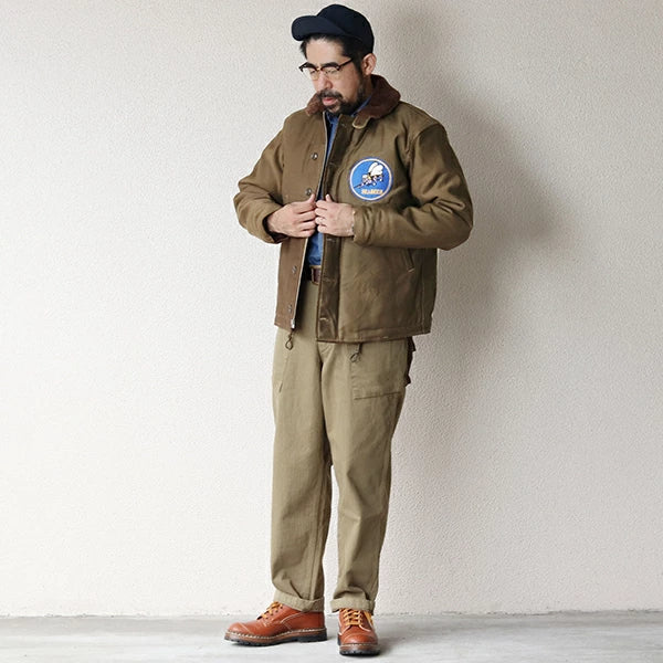 FREEWHEELERS NAVY DEPARTMENT JACKET DECK ZIP TYPE N-1 "Construction Battalion"