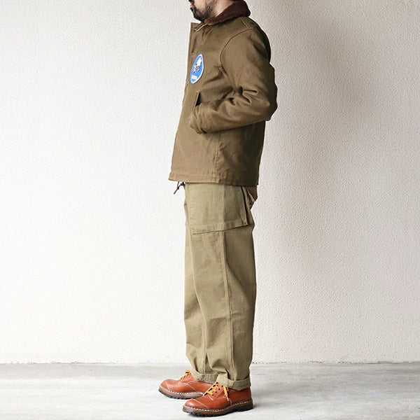 FREEWHEELERS NAVY DEPARTMENT JACKET DECK ZIP TYPE N-1 "Construction Battalion"