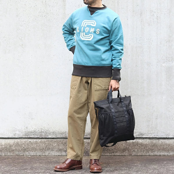 FREEWHEELERS POWER WEAR 1940s STYLE "LIONS" ATHLETIC SWEAT SHIRT