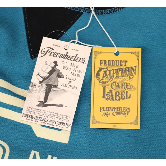 FREEWHEELERS POWER WEAR 1940s STYLE "LIONS" ATHLETIC SWEAT SHIRT