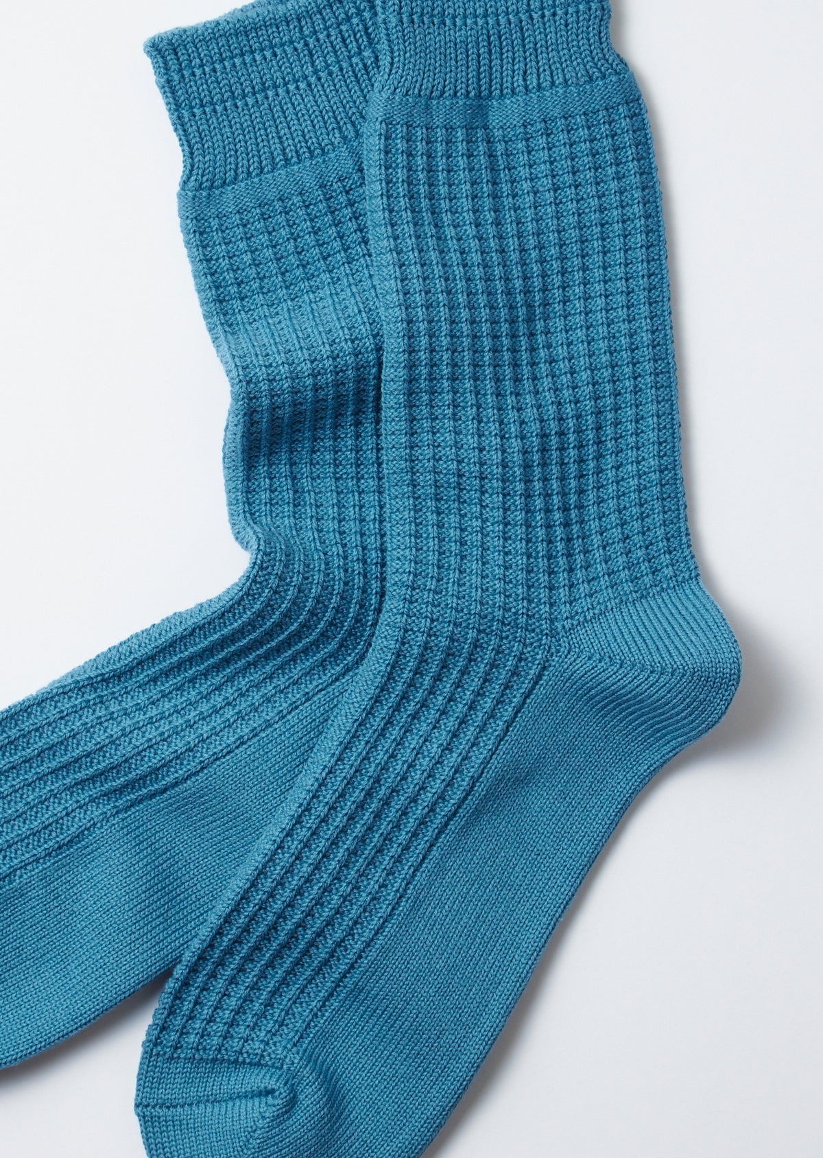 RoToTo COTTON WAFFLE CREW SOCK