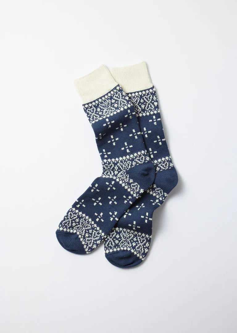 RoToTo BANDANA PATTERN CREW SOCKS