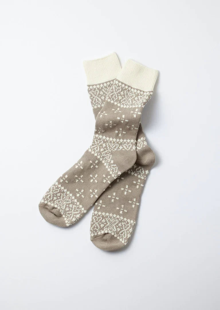 RoToTo BANDANA PATTERN CREW SOCKS