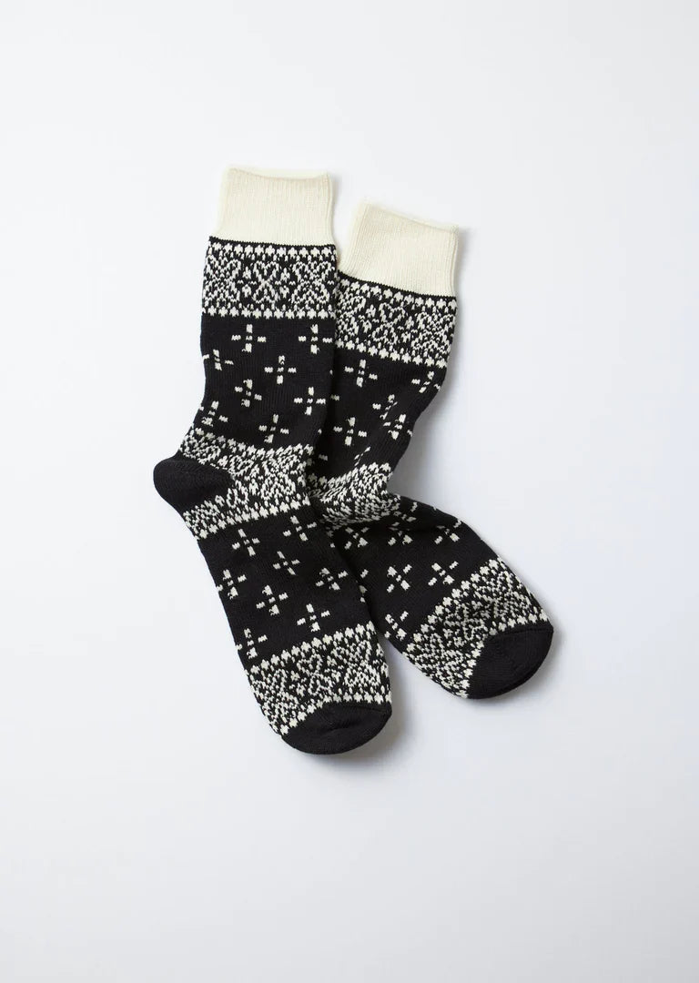 RoToTo BANDANA PATTERN CREW SOCKS