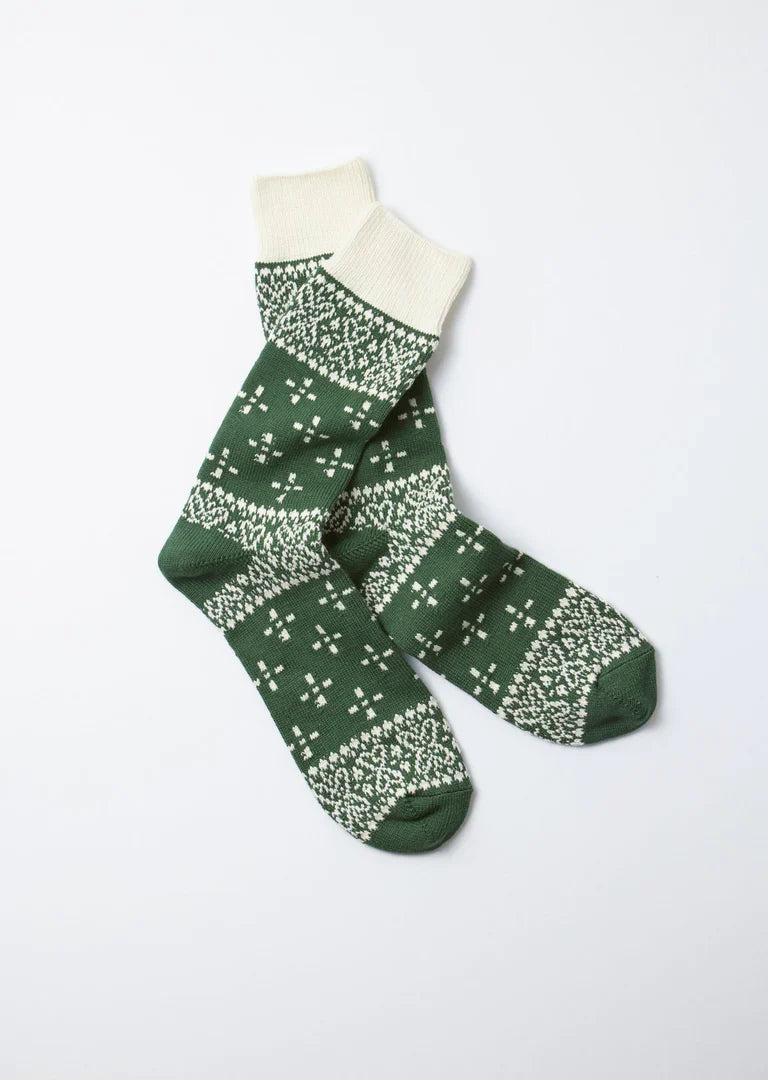RoToTo BANDANA PATTERN CREW SOCKS