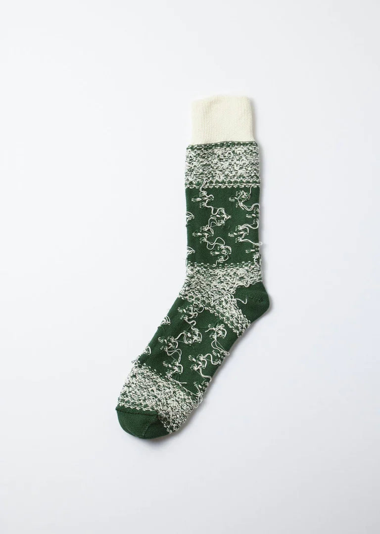 RoToTo BANDANA PATTERN CREW SOCKS