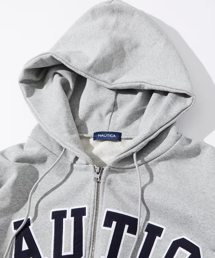 NAUTICA JAPAN Arch Logo Sweat Zip Hoodie