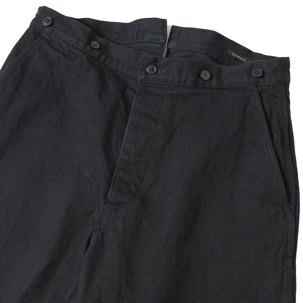 COMOLI Black Denim Overpants