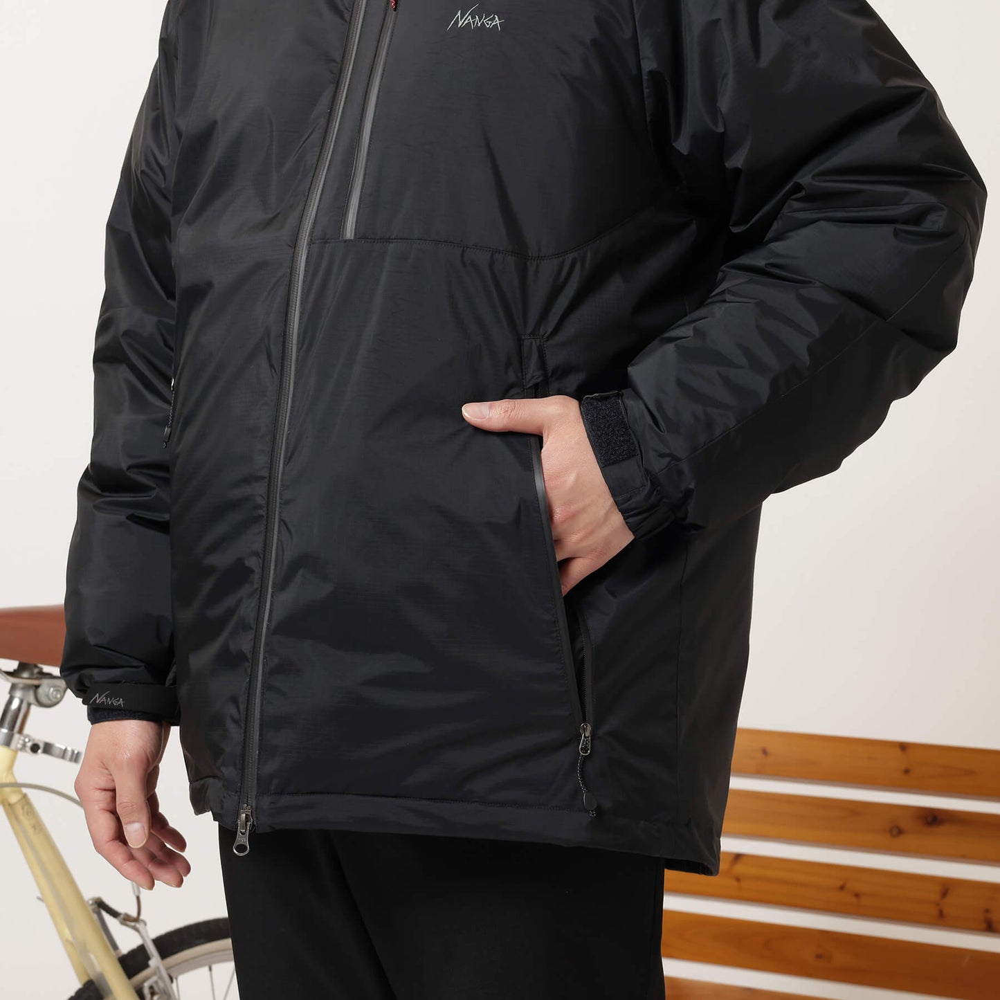 NANGA AURORA STAND COLLAR DOWN JACKET