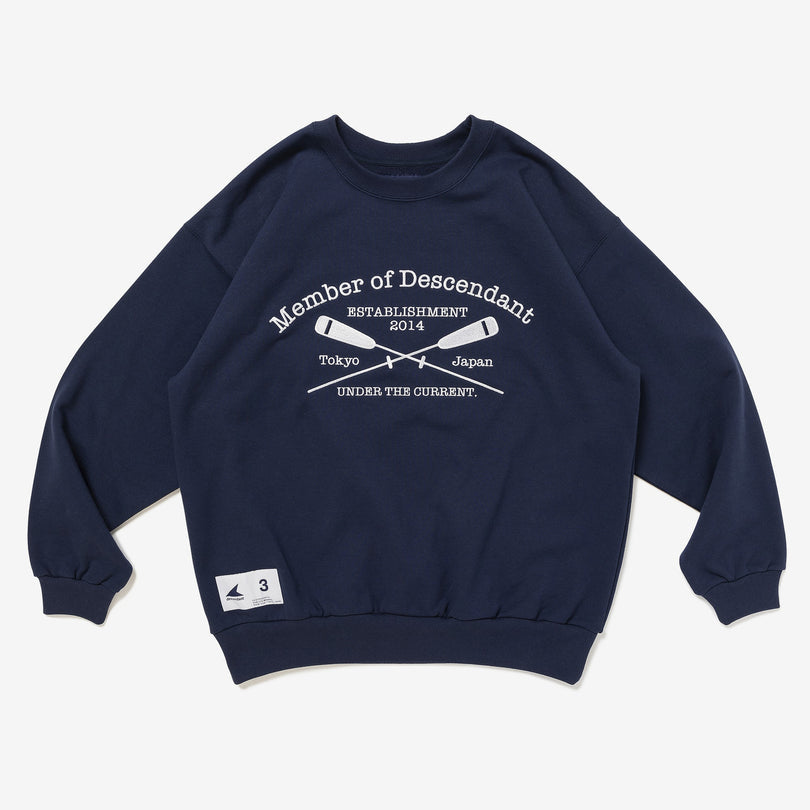 DESCENDANT CROSS PADDLE CREW NECK
